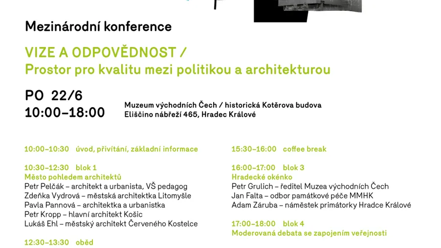 VIZE A ODPOVĚDNOST / Prostor pro kvalitu mezi politikou a architekturou